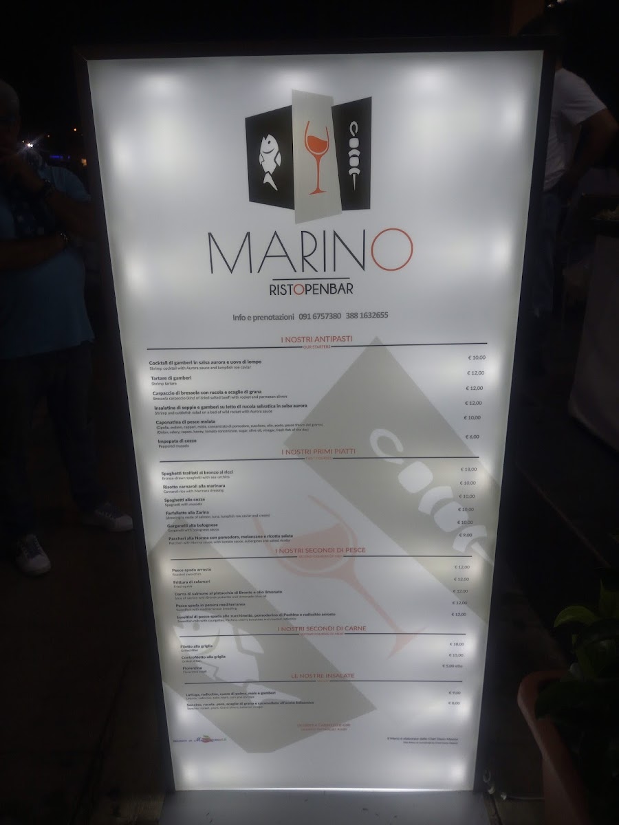 Marino Ristopenbar Menu - Image 3